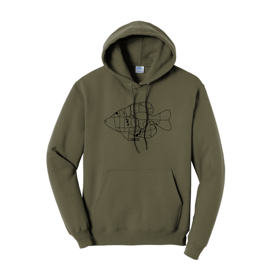 NEW Fish City Map Hoodie