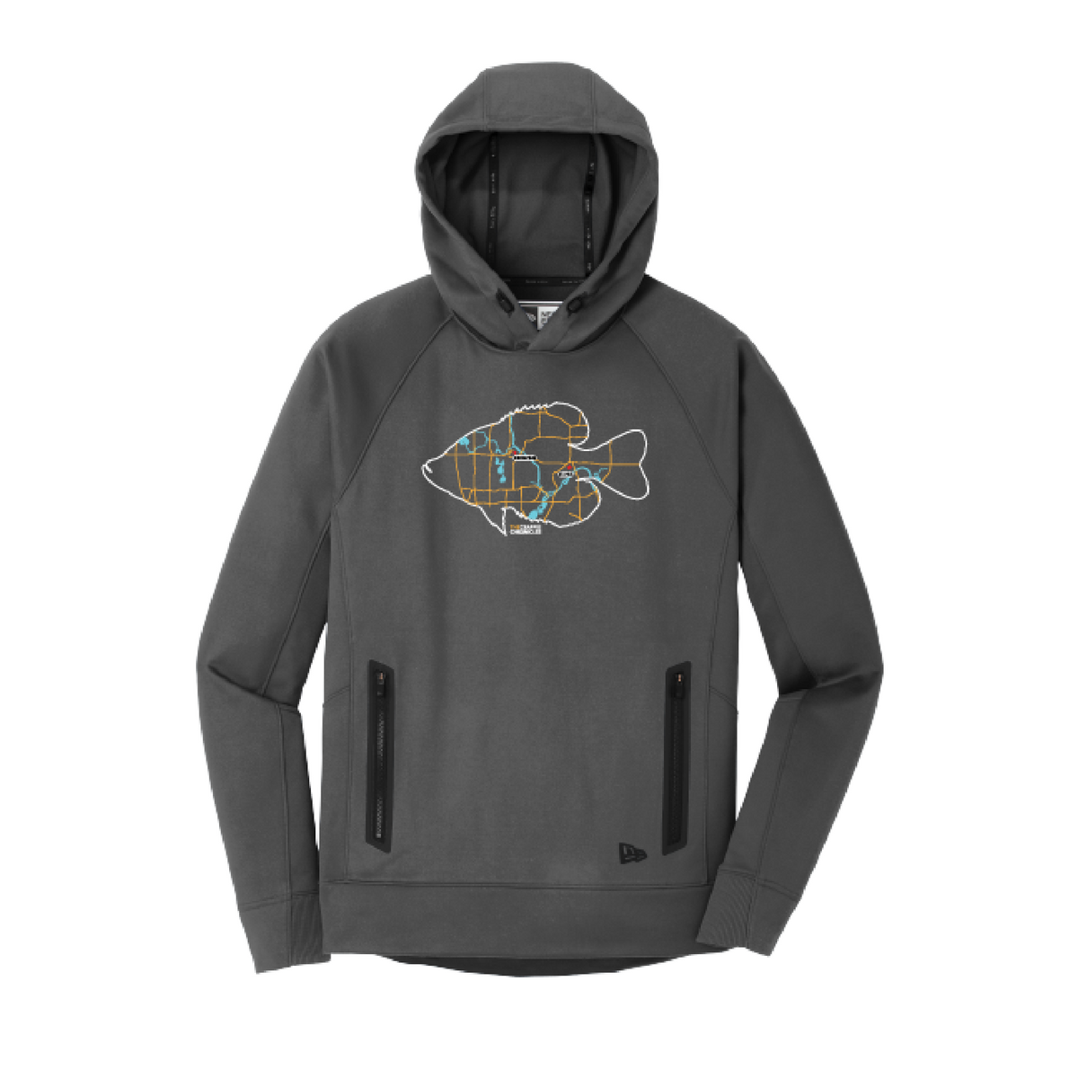 Premium Fleece Fish Map Pullover